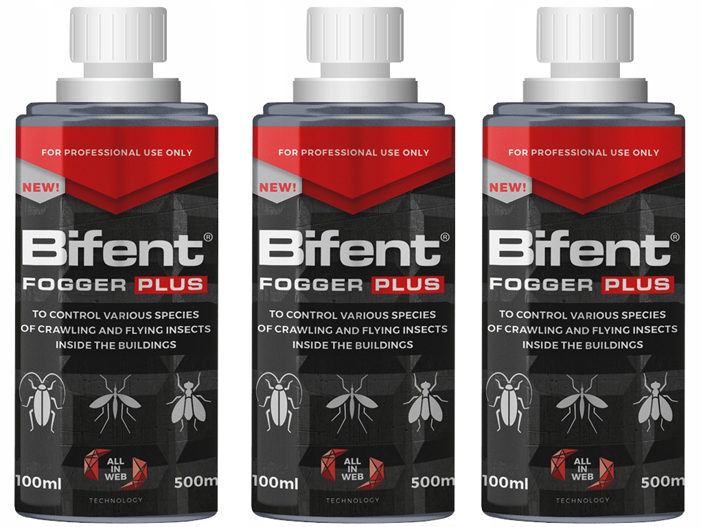 BOMBA PREPARAT ŚRODEK FOGGER NA PLUSKWY KARALUCHY MUCHY PRUSAKI (3 SZT)