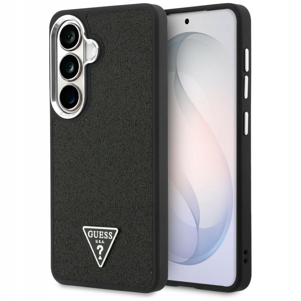 Pouzdro Pro Samsung Galaxy S26 Guess Fixed Glitter Triangle Magsafe