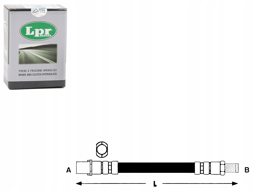 тормозной шланг P DB 202 93- lpr
