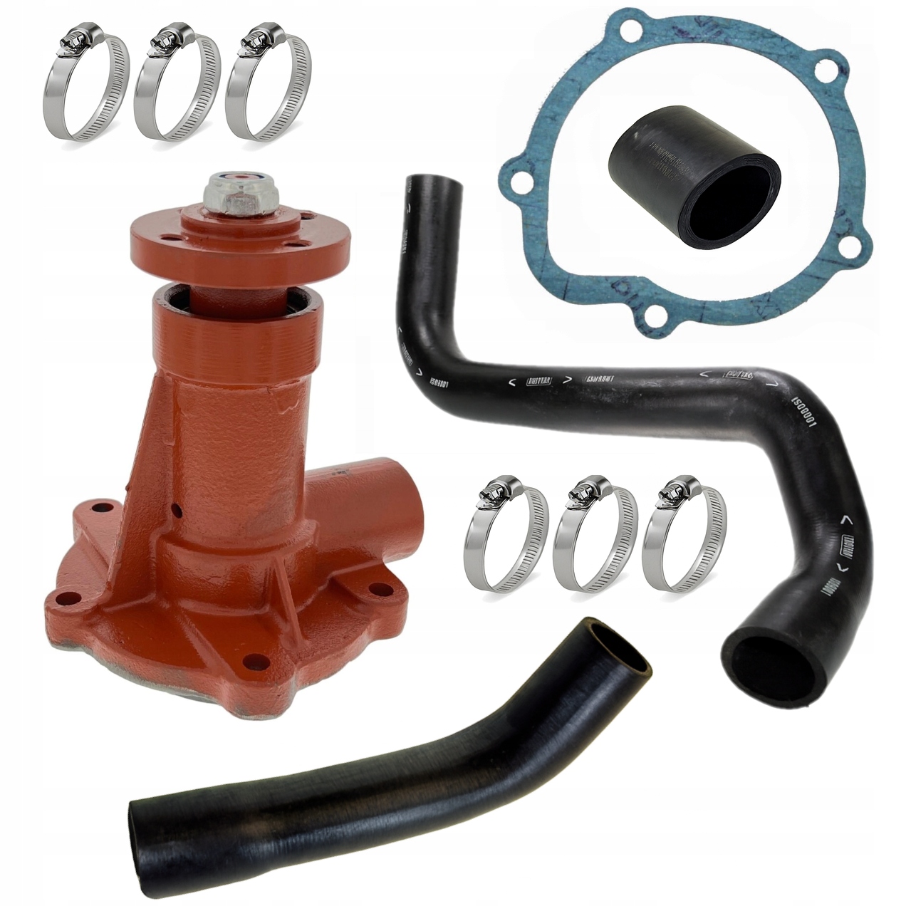 Vodní Čerpadlo Ursus C-330 328 S Nábojem Vyztuženým Hadicemi Chladiče A Těsněním