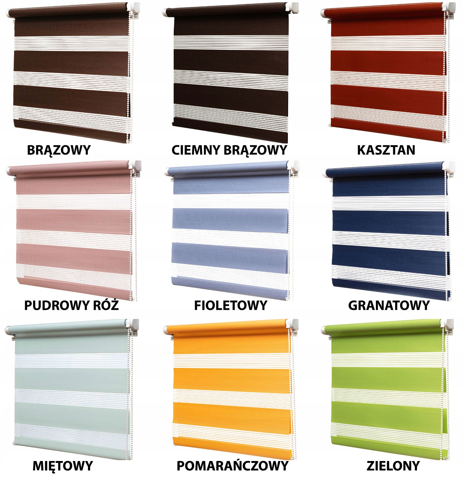 ROLETA ROLETY DZIEN NOC 55X150 NA WYMIAR BEZINWAZYJNE NAPINACZ ŻALUZJE Kod producenta OKNOSFERA