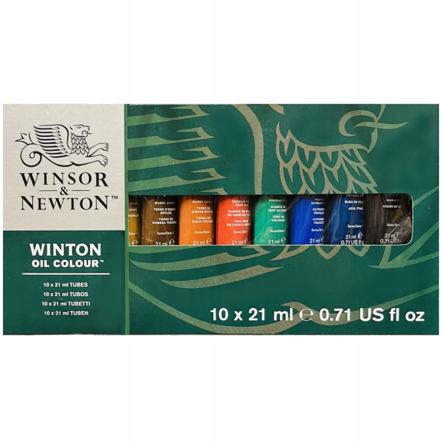 Farby olejne Winton 10 x 21ml Winsor & Newton