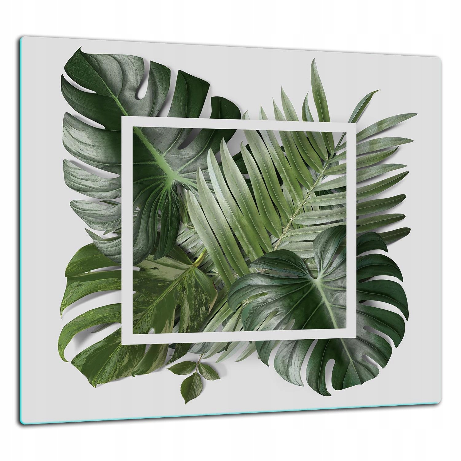 Skleněná Ochranná Deska Panel Lepidlo 65x60 Listy Lacobel 7v1