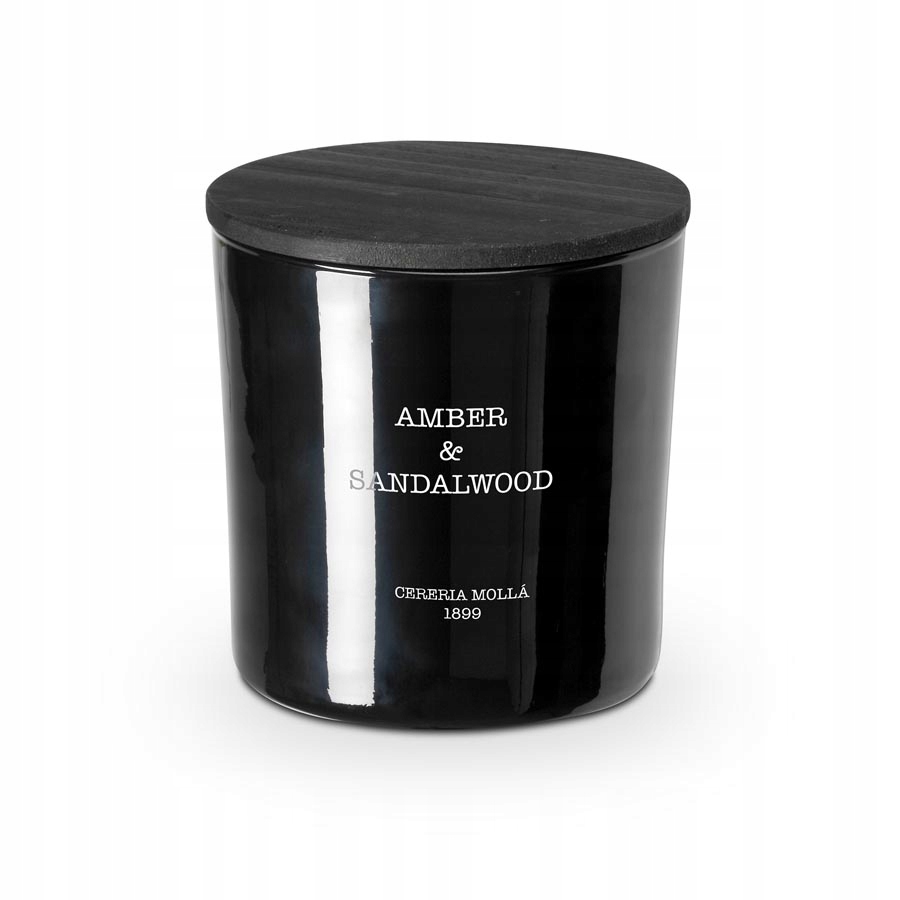 Vonná svíčka 600 g Amber & Sandalwood Cereria Molla