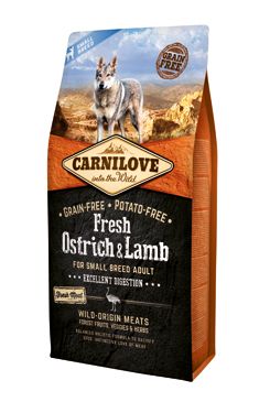 Levně Carnilove Dog Small Breed Fresh Ostrich Lamb 6kg