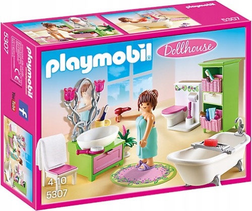 Dollhouse Vintage Bathroom (5307)
