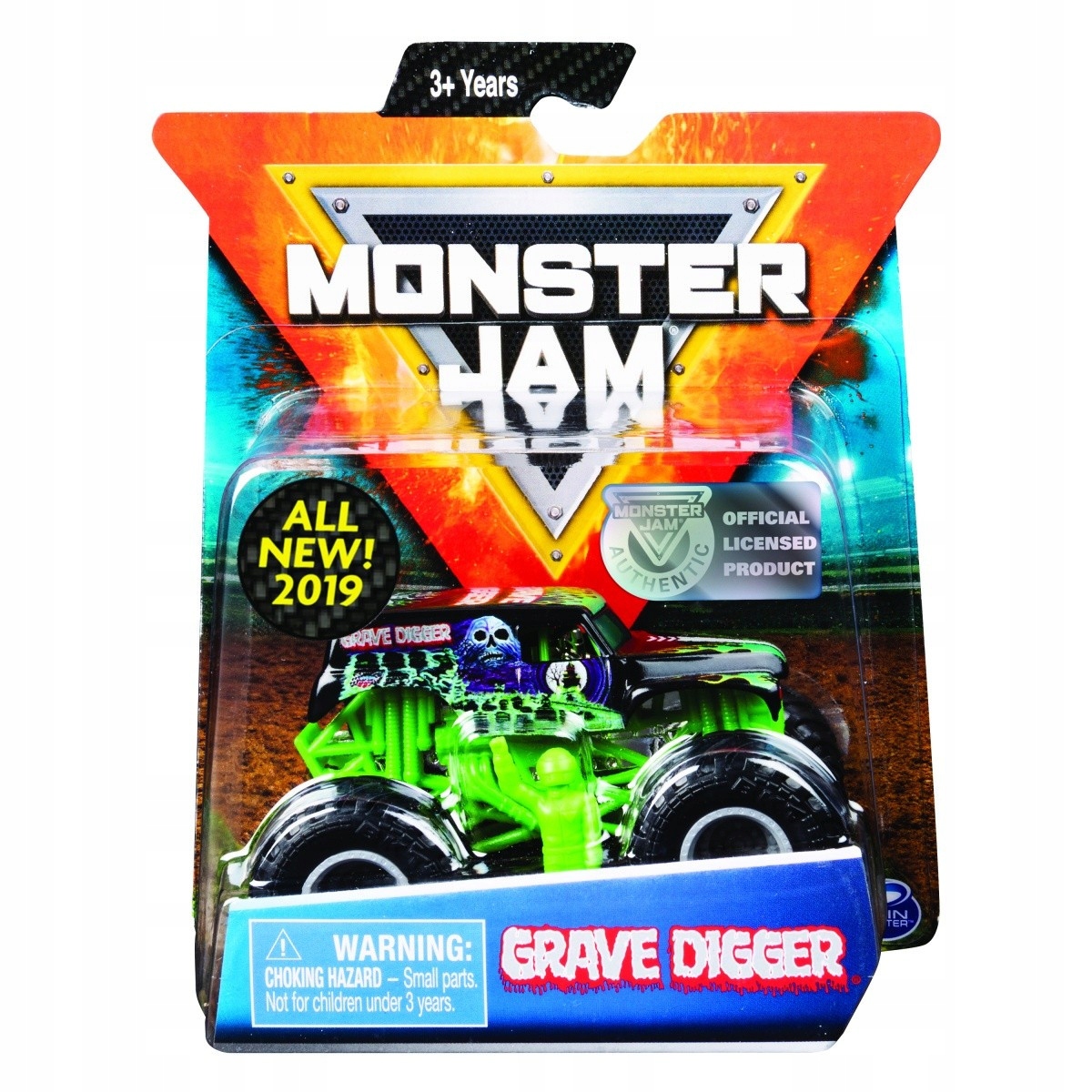 Spin Master Pojazd Monster Jam Auto 1:64 1- pak mix Stan opakowania oryginalne