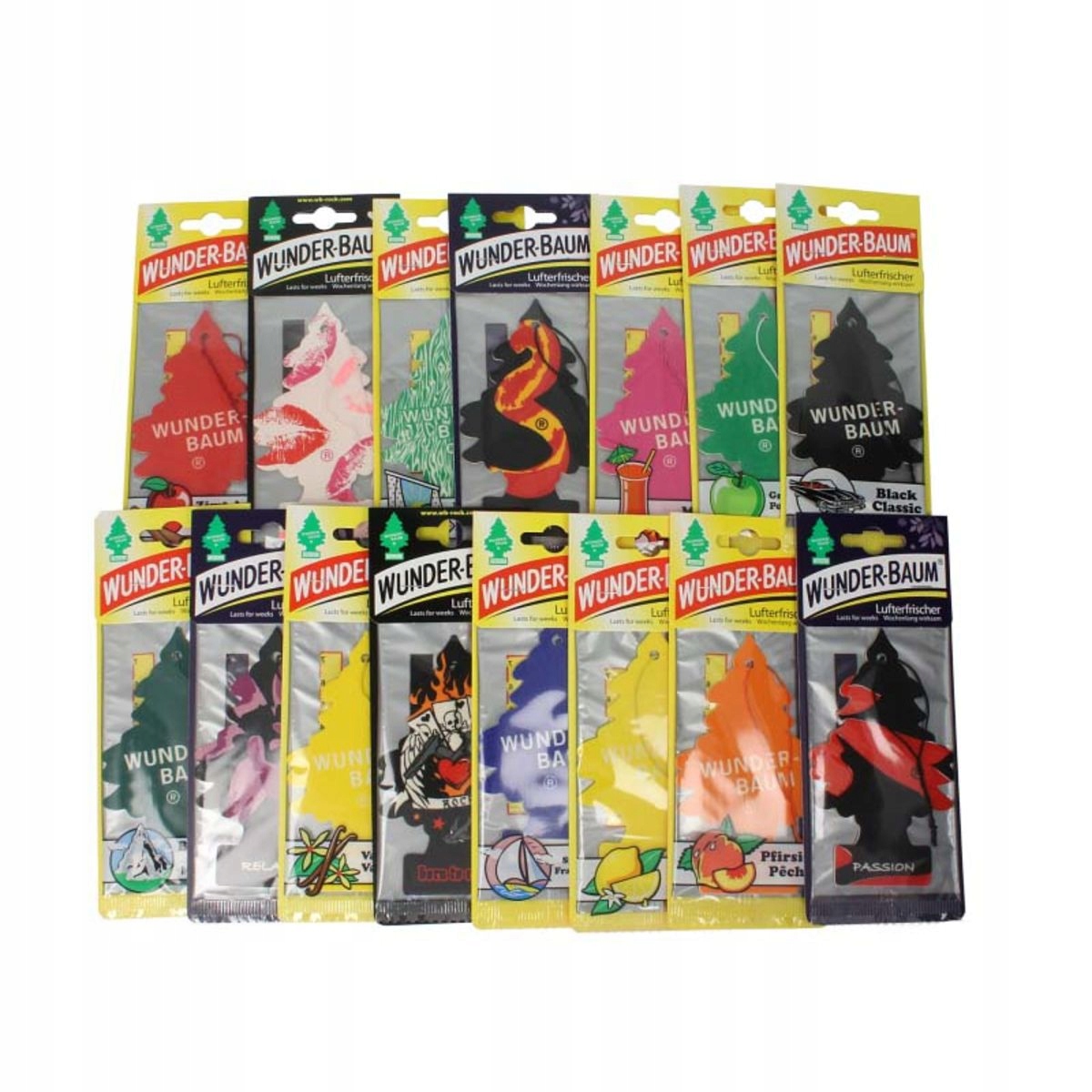Автомобильный аромат Wunder-BAUM Mix 15 шт.