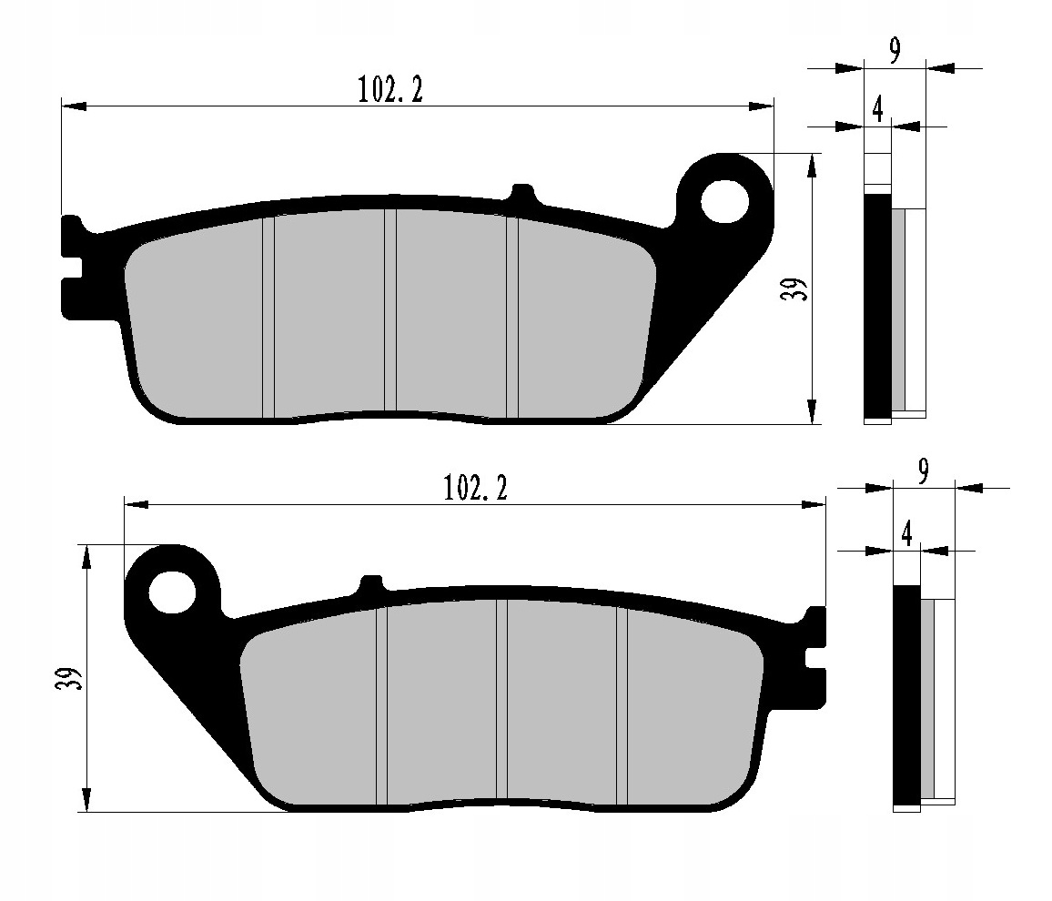 KLOCKI HAMULCOWE PRZÓD HONDA CB 600 F HORNET 98-13 Producent Nistal