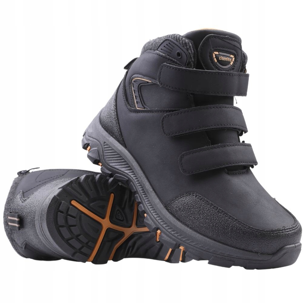 

śniegowce Zimowe chłopięce Sportowe ocieplane Rzep