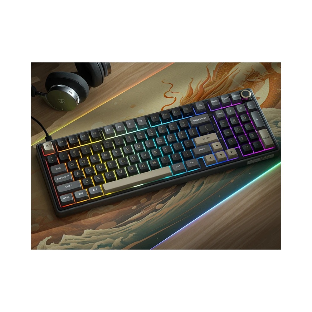 ROYAL KLUDGE RK R98Pro Phantom Gaming Keyboard Beige switch — 4