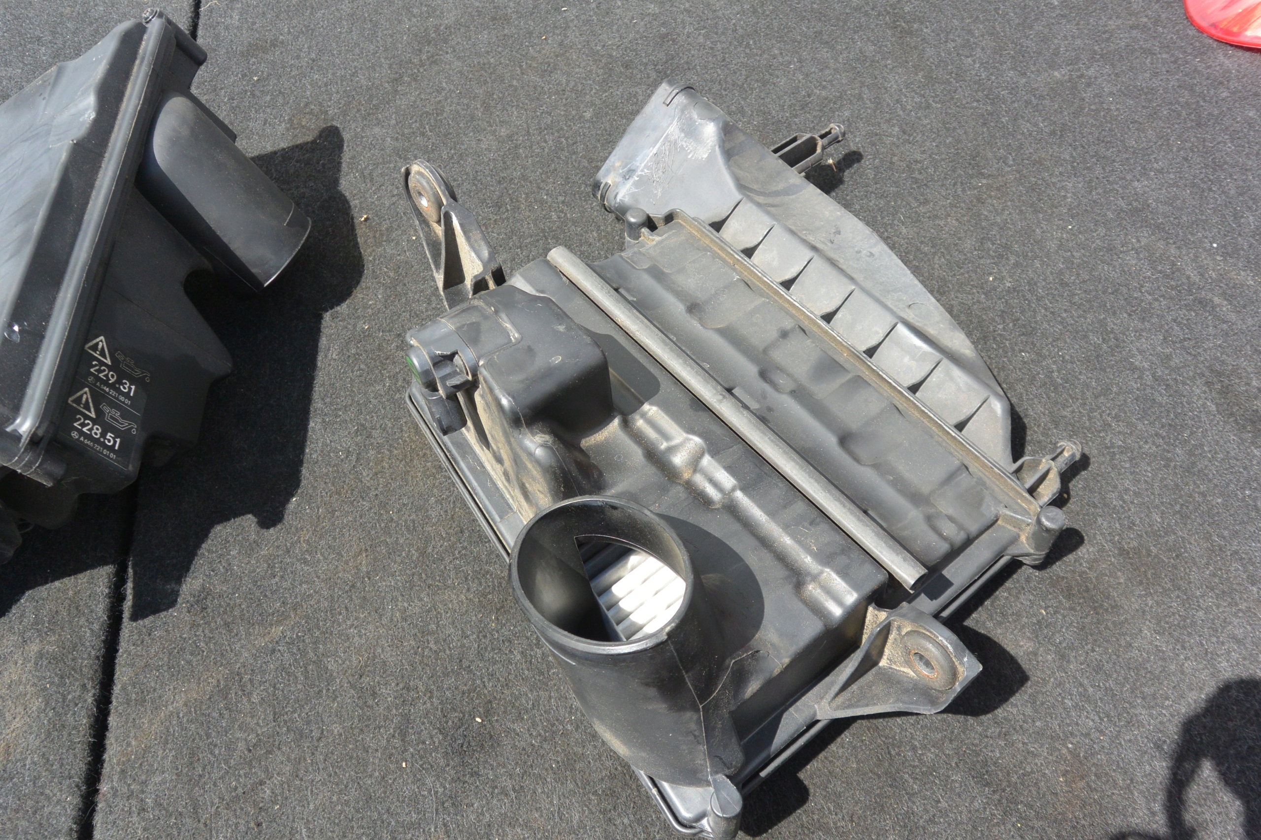 GEHÄUSE FILTER LUFT KPL 3.0 V6 OM642 MERCEDES W211 W219