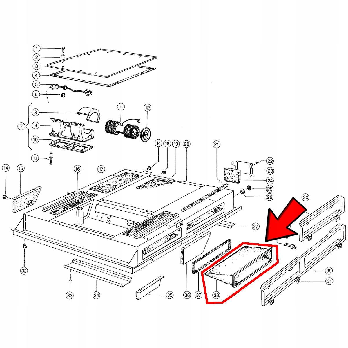 Filtr kabiny Claas DOMINATOR 96 98 071525 Producent części AGV