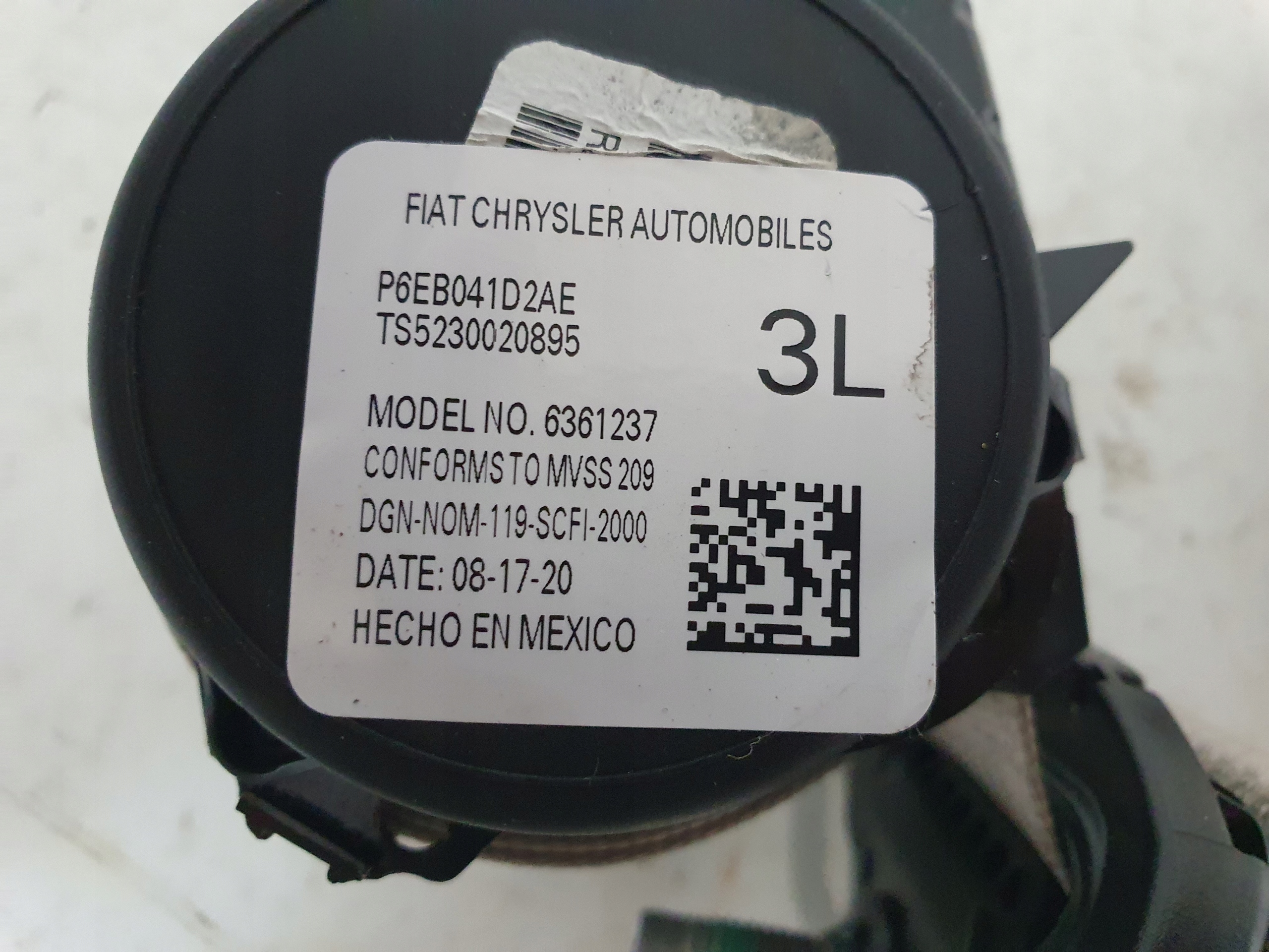 CHRYSLER PACIFICA II 16- GURTEN SICHERHEITS LINKS RECHTS HECK 3 RZAD