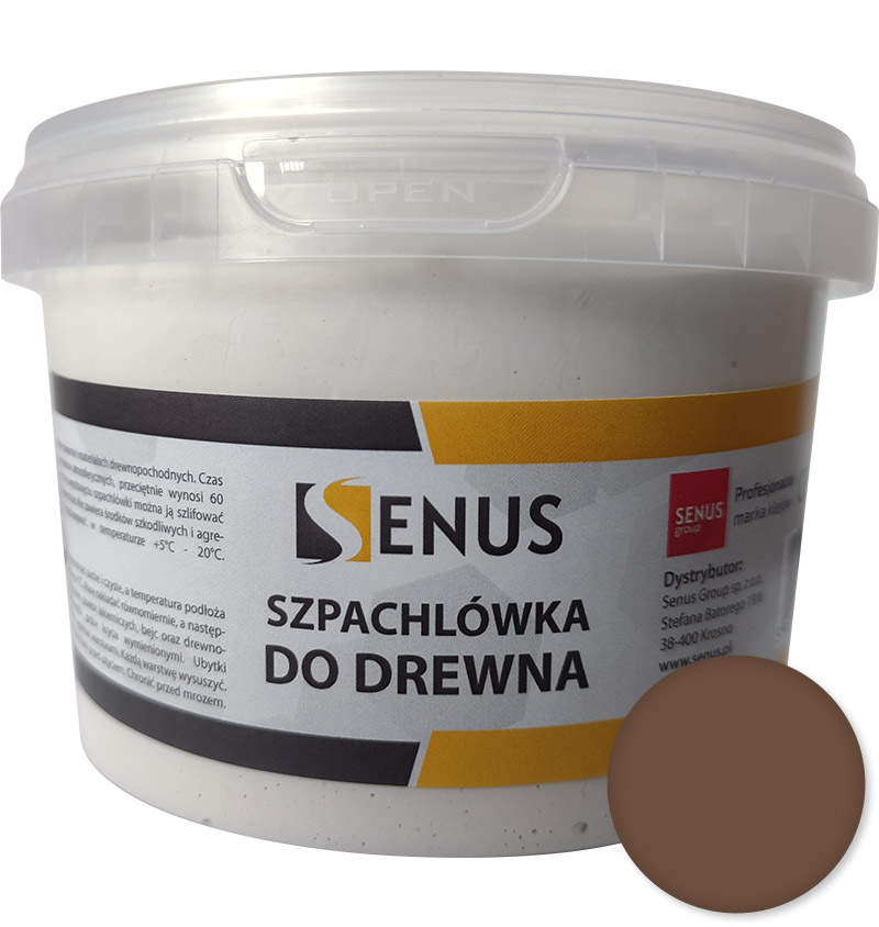 

Szpachlówka do drewna Senus 1kg Palisander