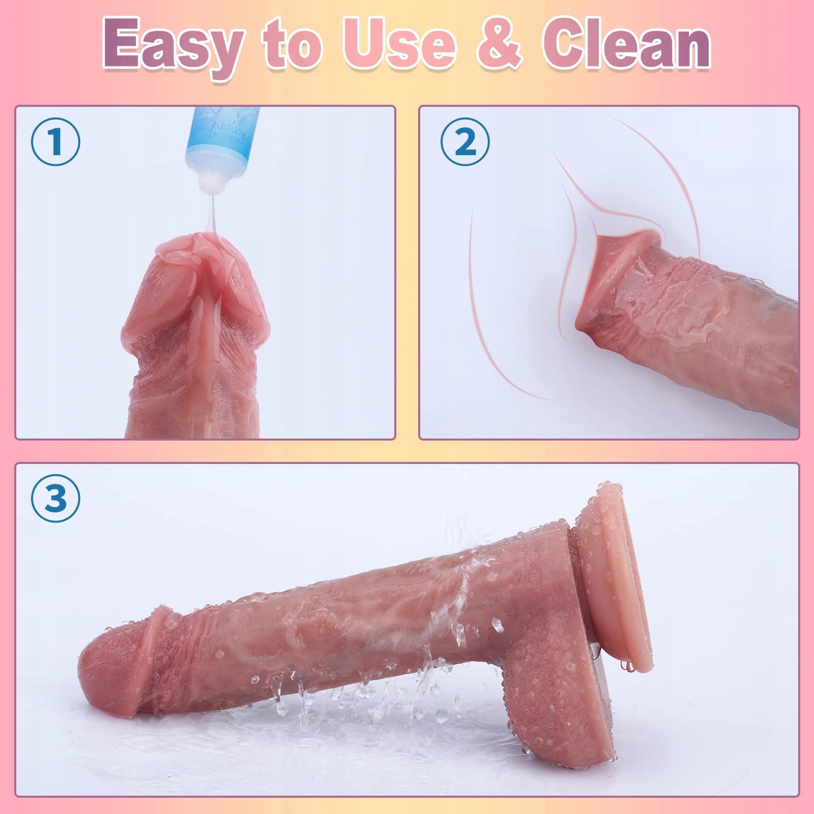 REALISTISCHER Dildo Z Silikonu Z Przyssawką Dla Par I Singli — miniatura 6