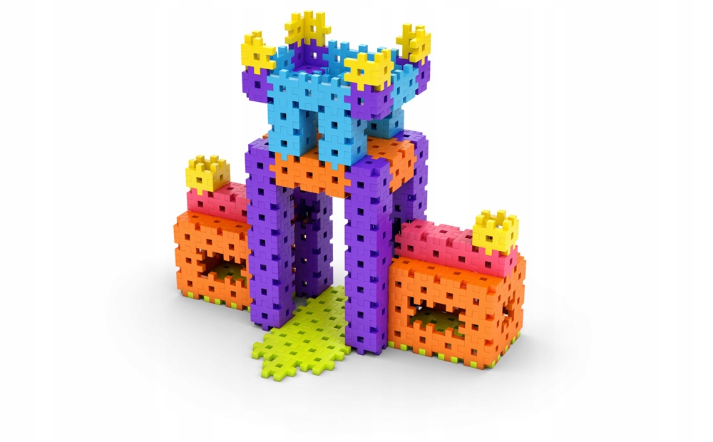 KLOCKI WAFLE KONSTRUKCYJNE MINI MELI BASIC TRAVEL BOX 500 Polskie + PREZENT Liczba elementów 500 szt.