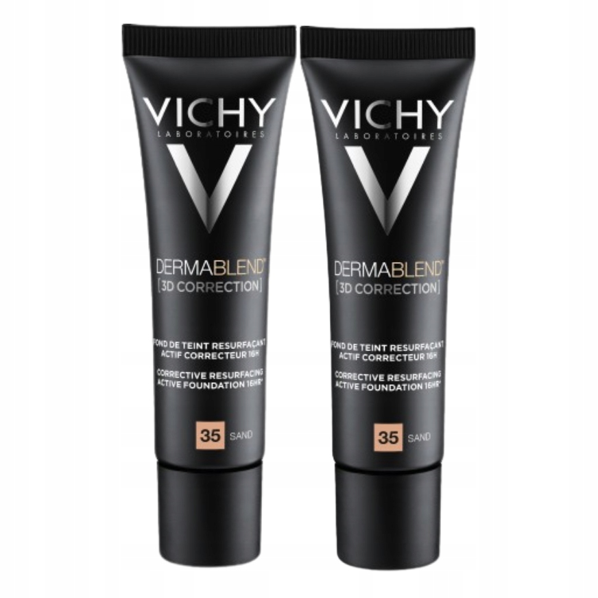 Podkład kryjący wyrównujący Vichy Dermablend korekta 3D odcień 35 30ml 2szt