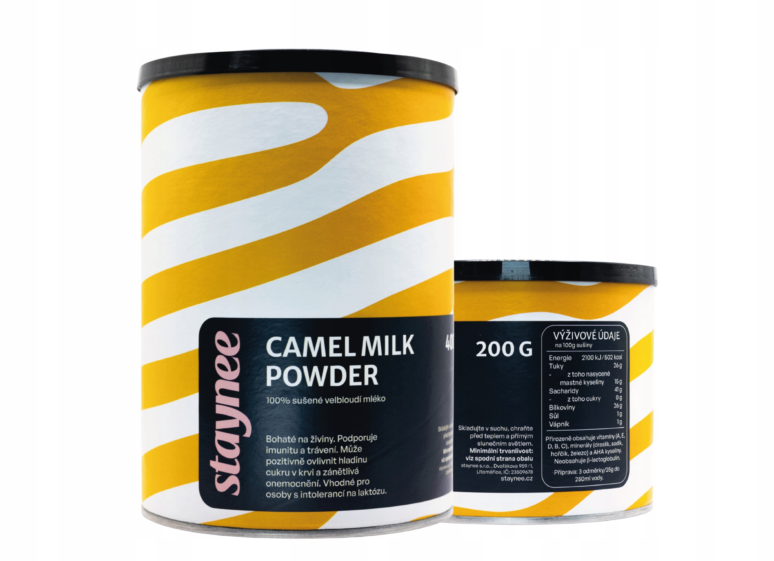 Levně Velbloudí mléko v prášku 600g z dubajské farmy značky Staynee