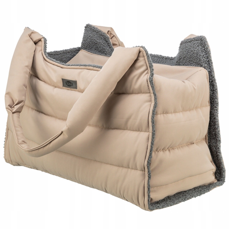 Levně Trixie Gina Taška přepravka taška nosítko pro psa a kočku béžová 42 cm do 6 kg