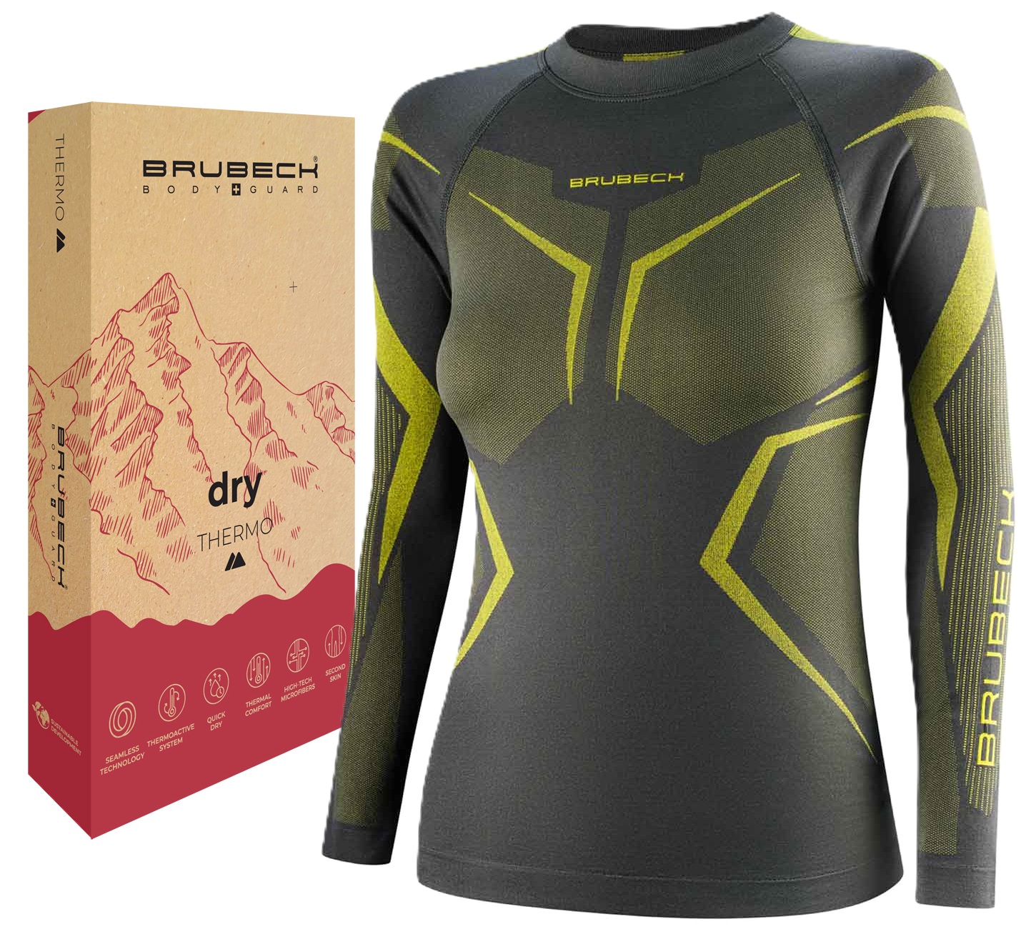 Damska Koszulka Motocyklowa Oddychająca Pod Kombinezon Brubeck Dry Women -M