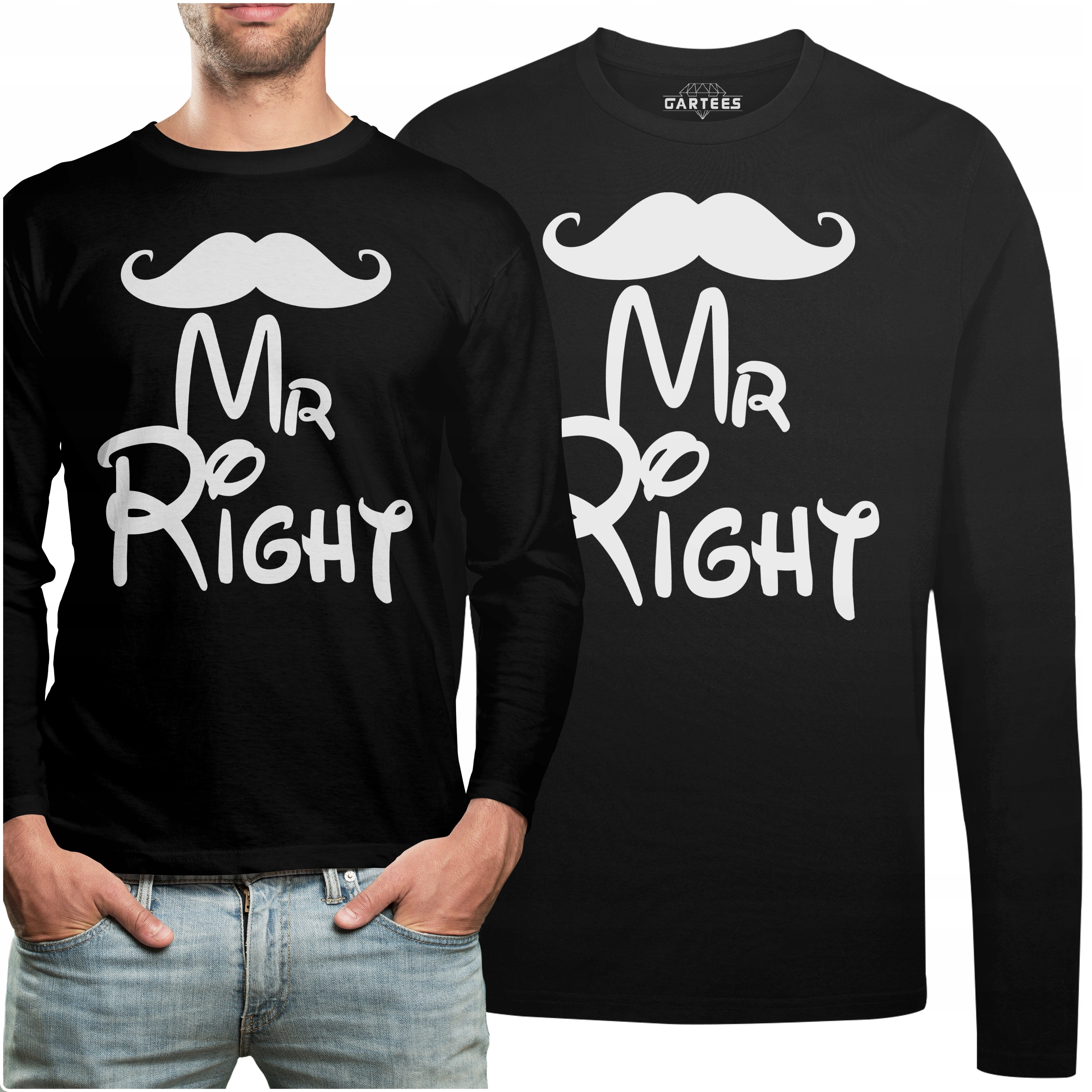 

Koszulka Long Mr Right Napis Pomysł Na Prezent