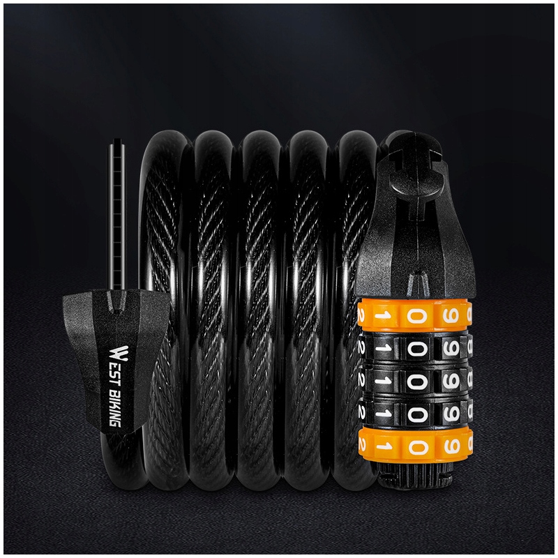 ZAPIĘCIE LINKA ROWER MOTO NA SZYFR KRADZIEŻOWA Model 5062WBS