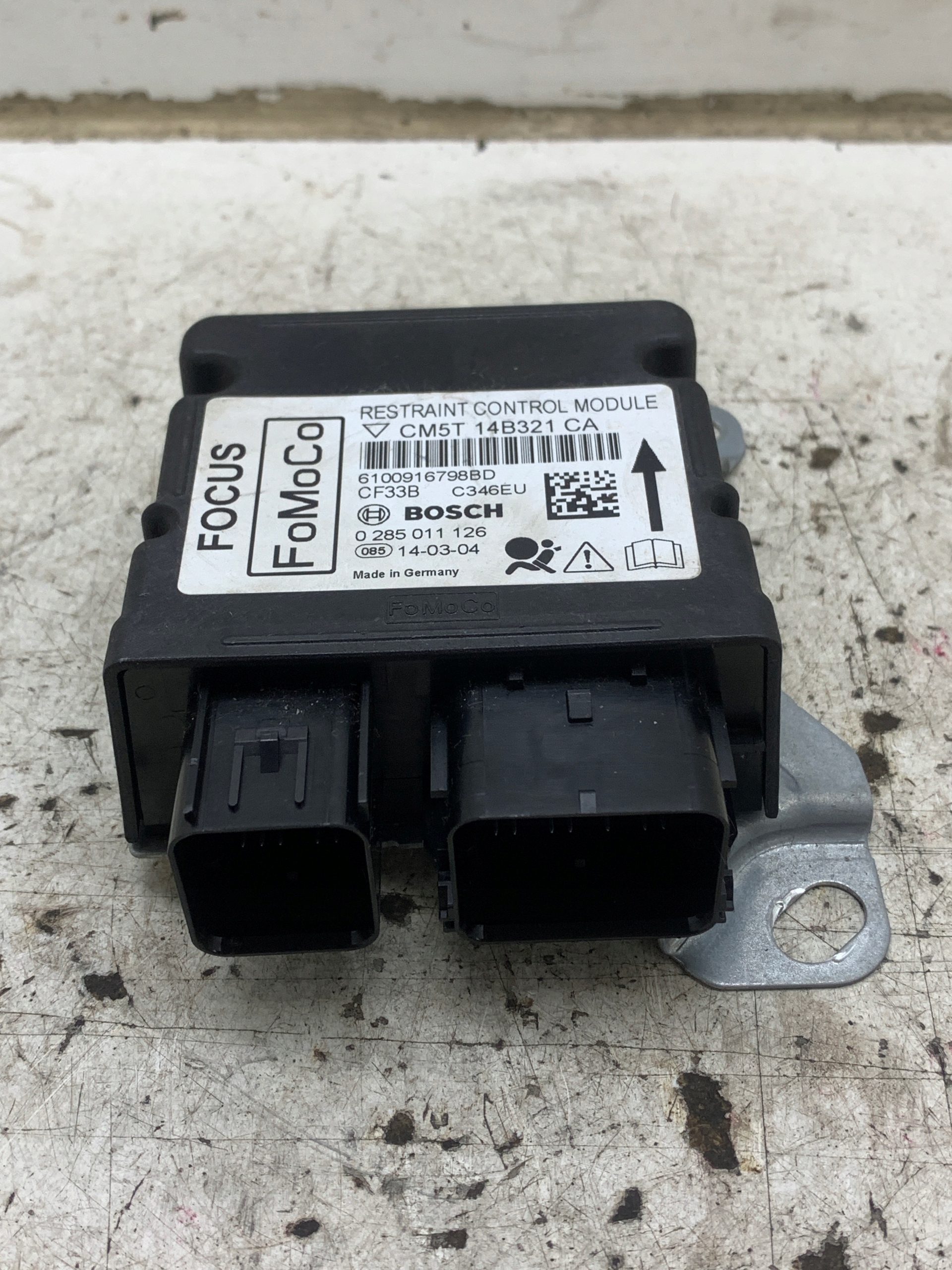 SENSOR Module Airbag AIR BAG 0285011126 FORD FOCUS MK3