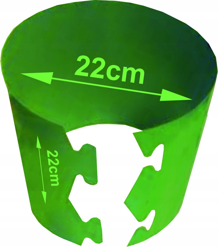 Spínací květináče 22x22 pro pěstování zeleniny – 12 ks – Kvalita Tvrdé Pvc