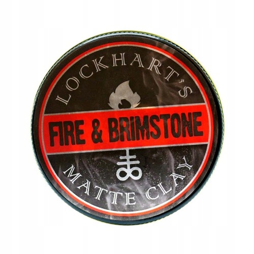 Lockhart's Fire & Brimstone Matte Clay Glinka do włosów 105g