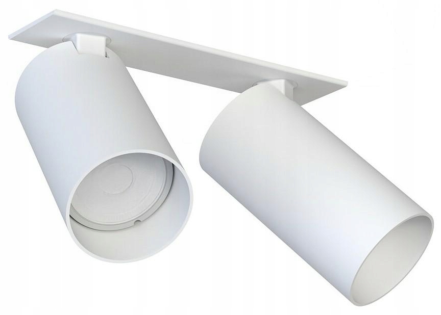 Podomietkové svietidlo Spot Mono Surface Biele 2xGU10 Očko Stropné zavesenie