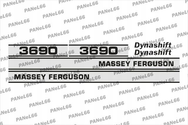 MF3690dyna - НАБІР НАКЛЕЙОК MASSEY FERGUSON 3690 DYNASHIFT