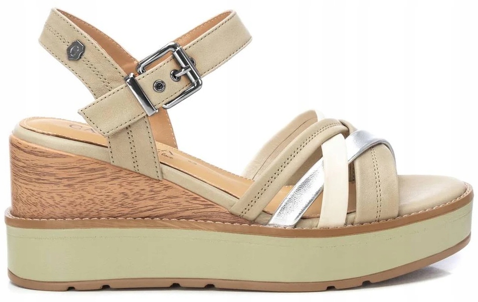 Carmela Zelené Dámské Kožené Sandály 39