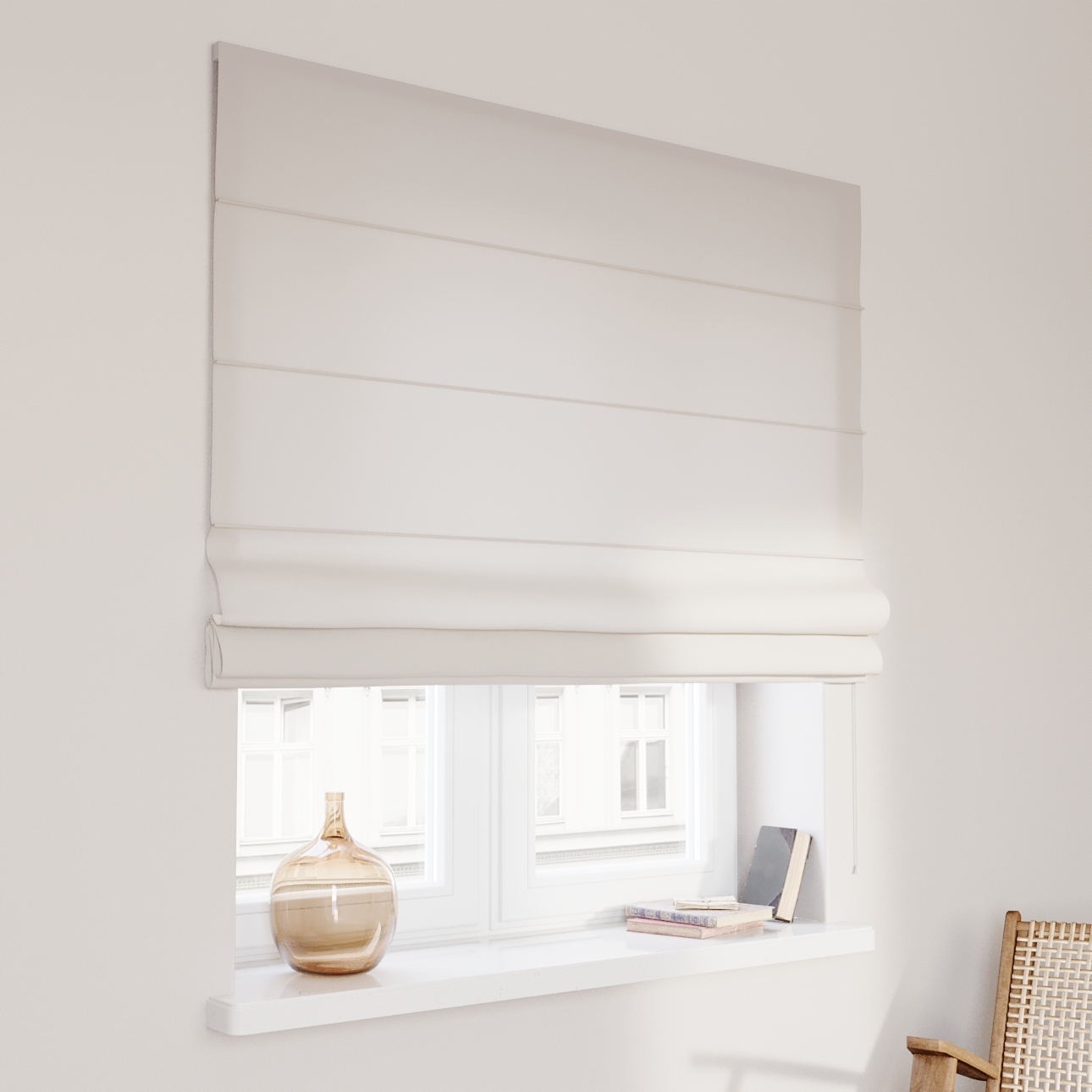 Hotová římská roleta Capri 120 x 170 cm béžová