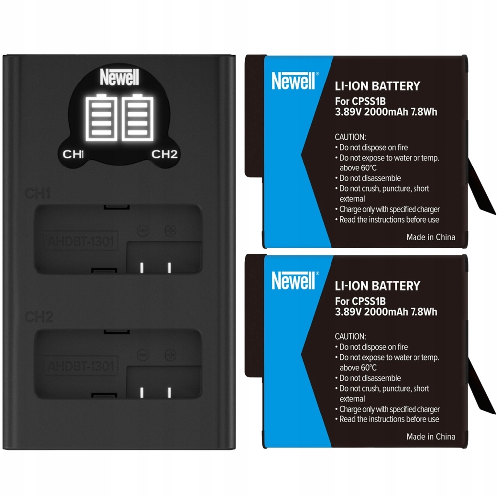 2x Akumulátor Baterie nabíječka pro GoPro Hero 13 Black