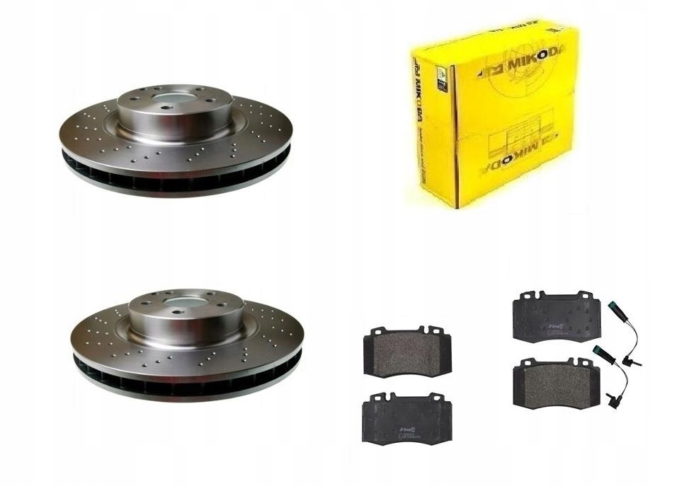 Kotouče Mercedes S W220 Přední Sada 312 MM Perforované