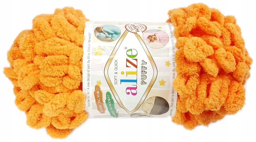 Alize Puffy 336 pomarańczowy