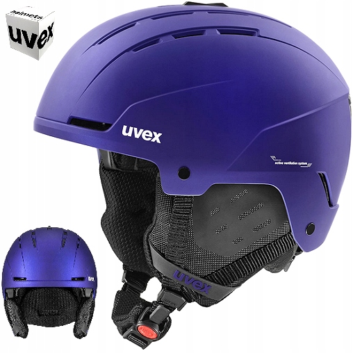 Lyžařská a snowboardová přilba Uvex Stance 51-55 cm purple bash mat
