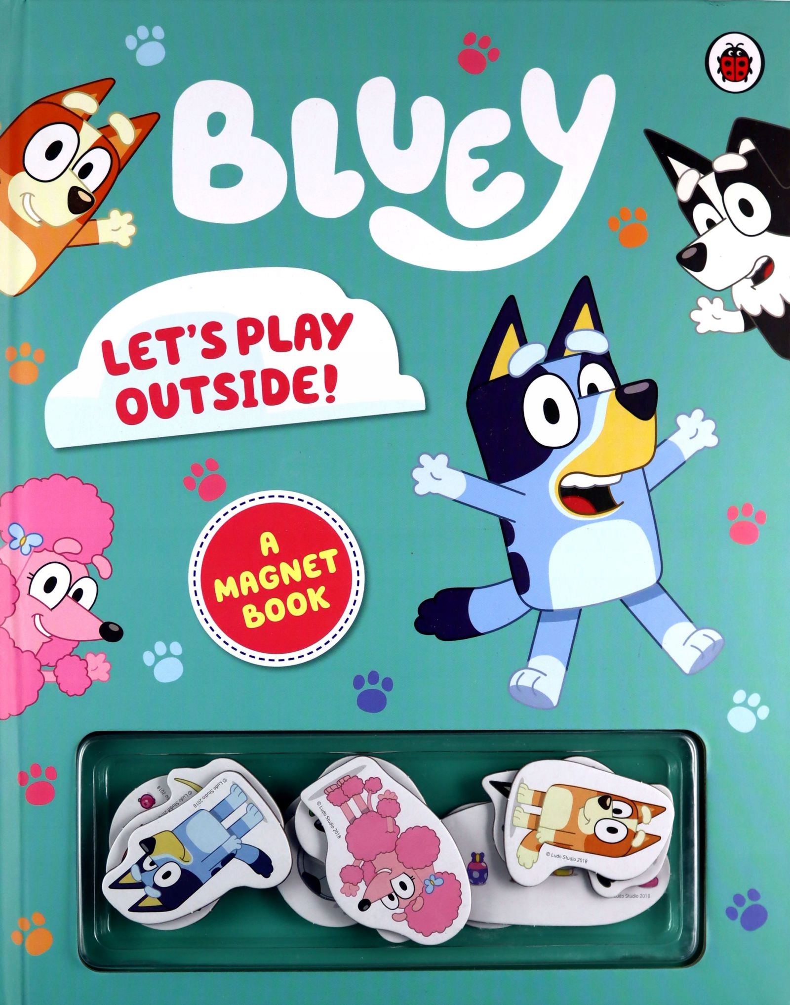 

Bluey: Let's Play Outside!: Magnet Book Bluey Ks