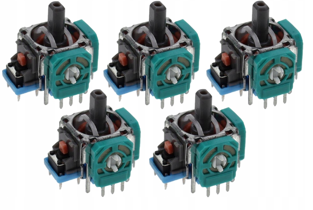 ZESTAW 5X ANALOG ALPS V13 DRĄŻEK JOYSTICK 2,3K DEDYKOWANY DO PADA PS5