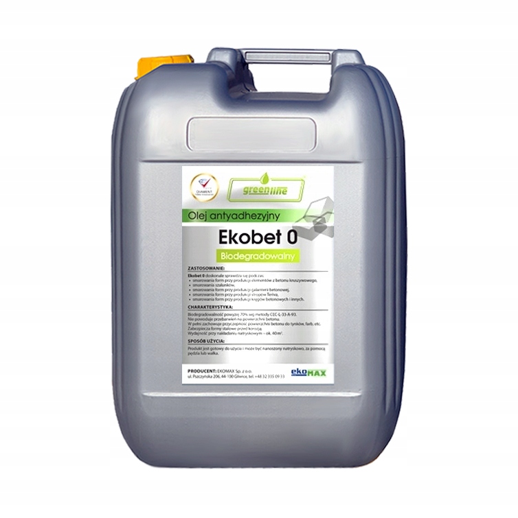 20l Olej szalunkowy antyadhezyjny szalunki płyny