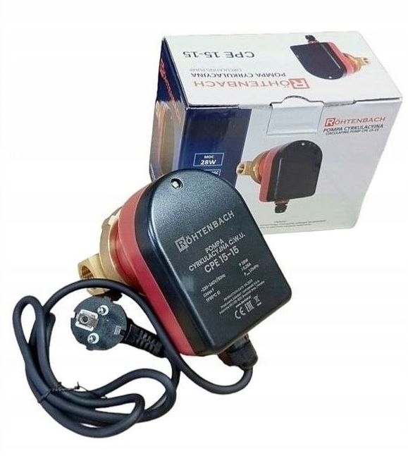 POMPA CYRKULACYJNA CWU CPE Rohtenbach 15-15 1/2 OBIEGOWA EAN (GTIN) 5903137511386