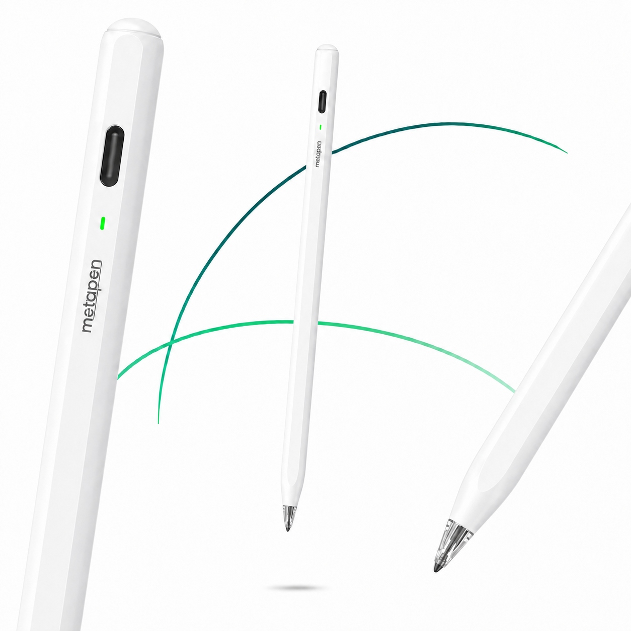 Dotykové Pero Metapen Pencil AIR8 Pro Ipad Bílý Usb-c Palm Rejection