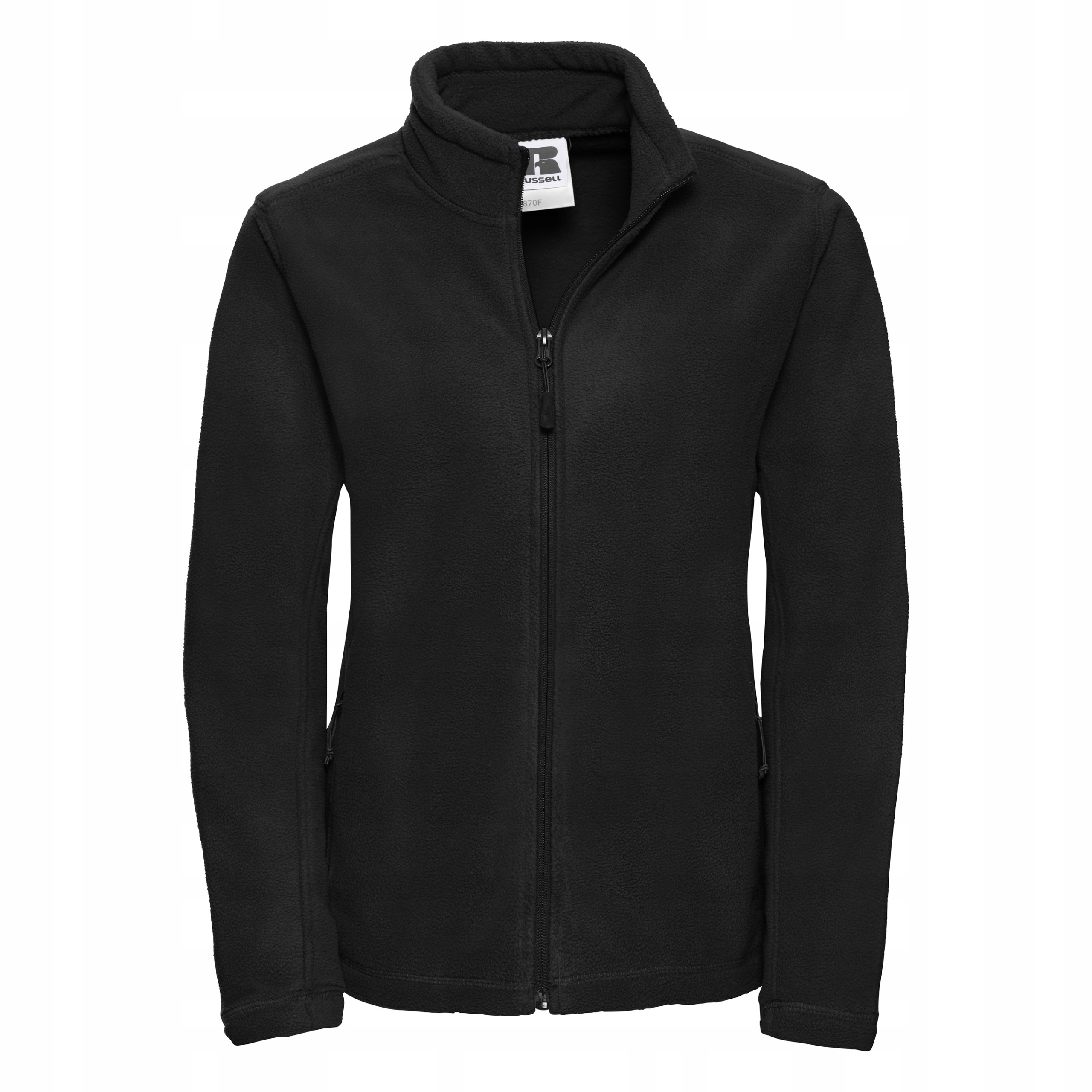 Fleecová Mikina dámský rozepínací zip černý vel. XL