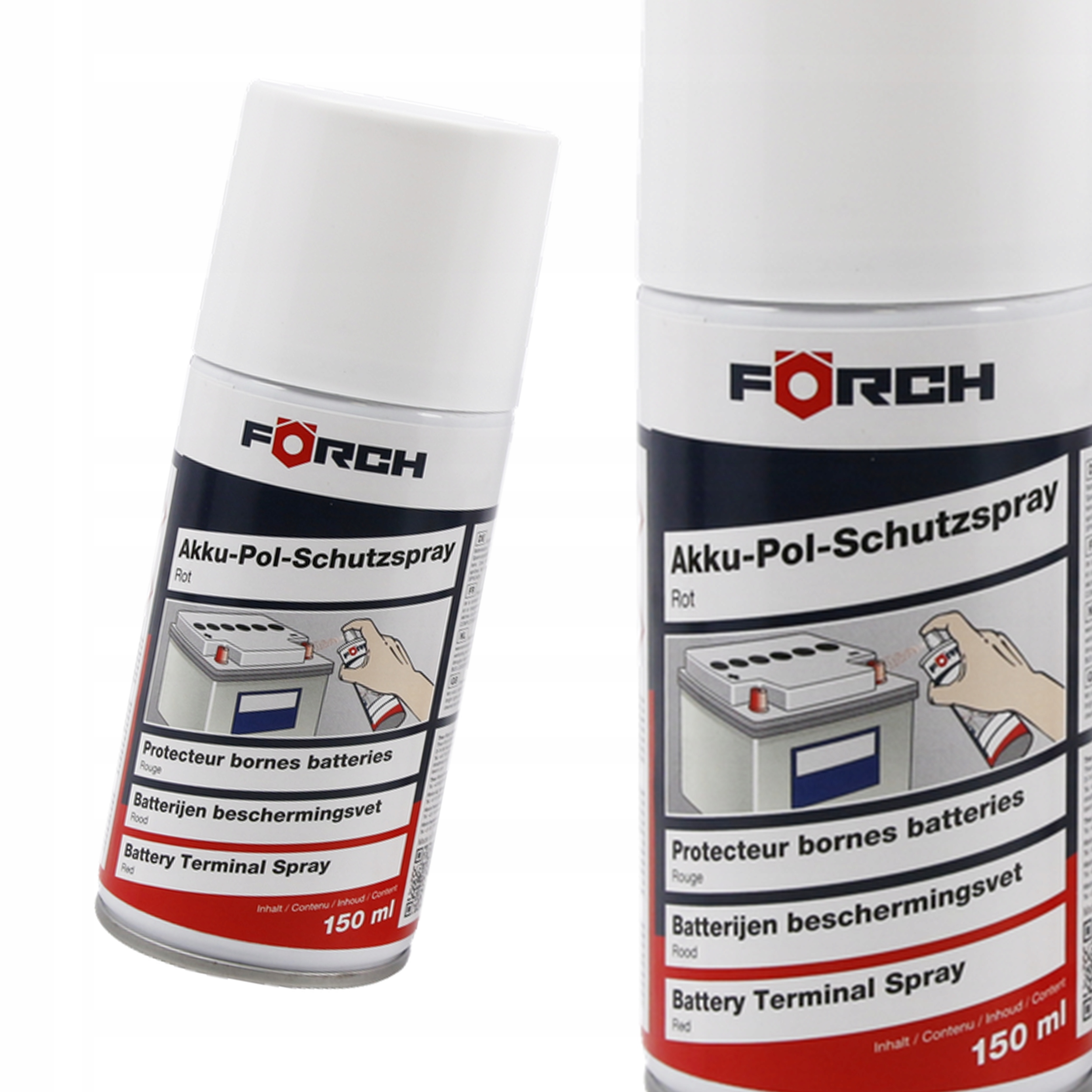 Środek ochronny do biegunów akumulatora *czerwony* Forch 150ml
