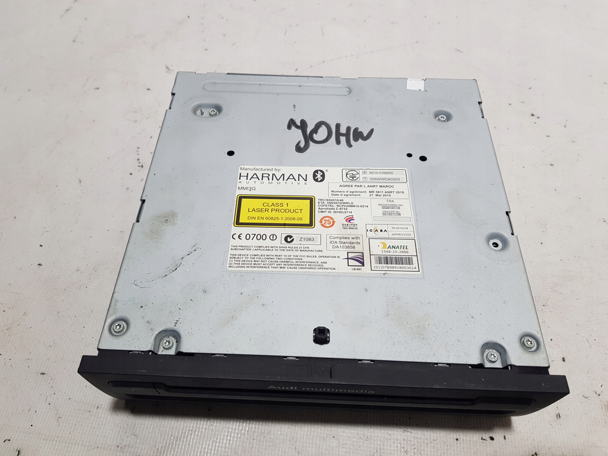 player MMI MULTIMEDIA changer DVD SD 4H0035666M AUDI A8 D4 A6 Q7