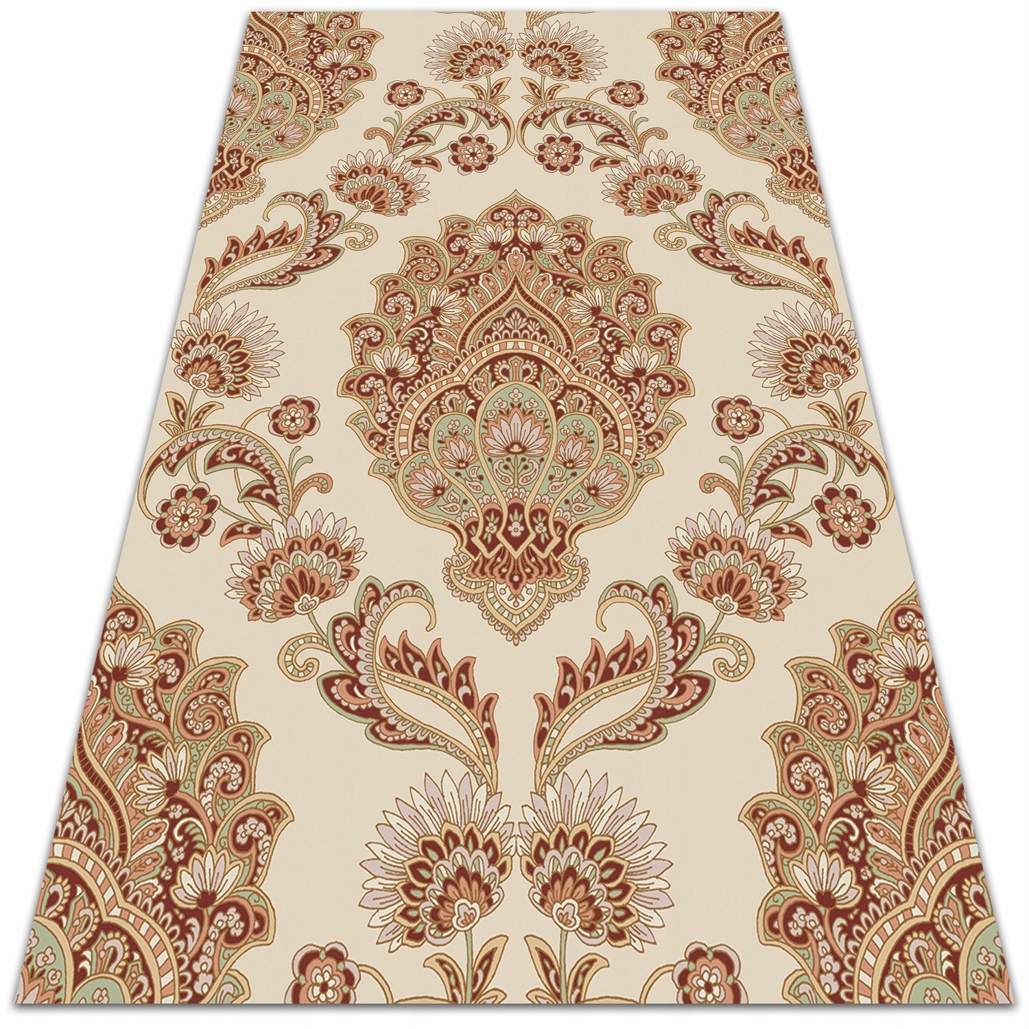 

Winylowy dywan taras patio Styl Paisley 80x120 cm