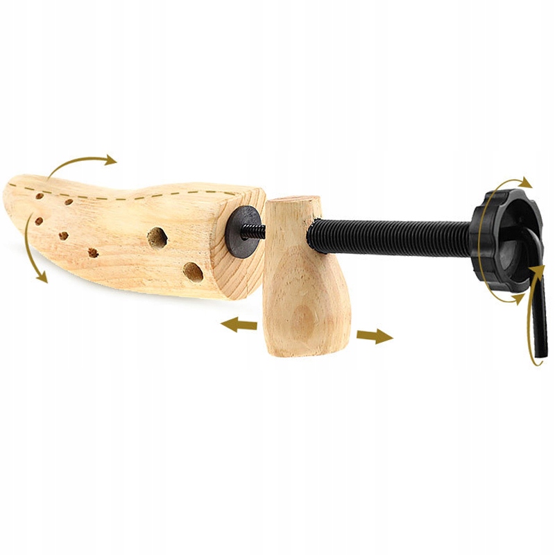 DREWNIANE Prawidła do Rozciągania Butów REGULOWANE 39-41 PARA 2szt Kod producenta UNIWERSALNE NA HALUKSY OBUWIA DREWNIANE