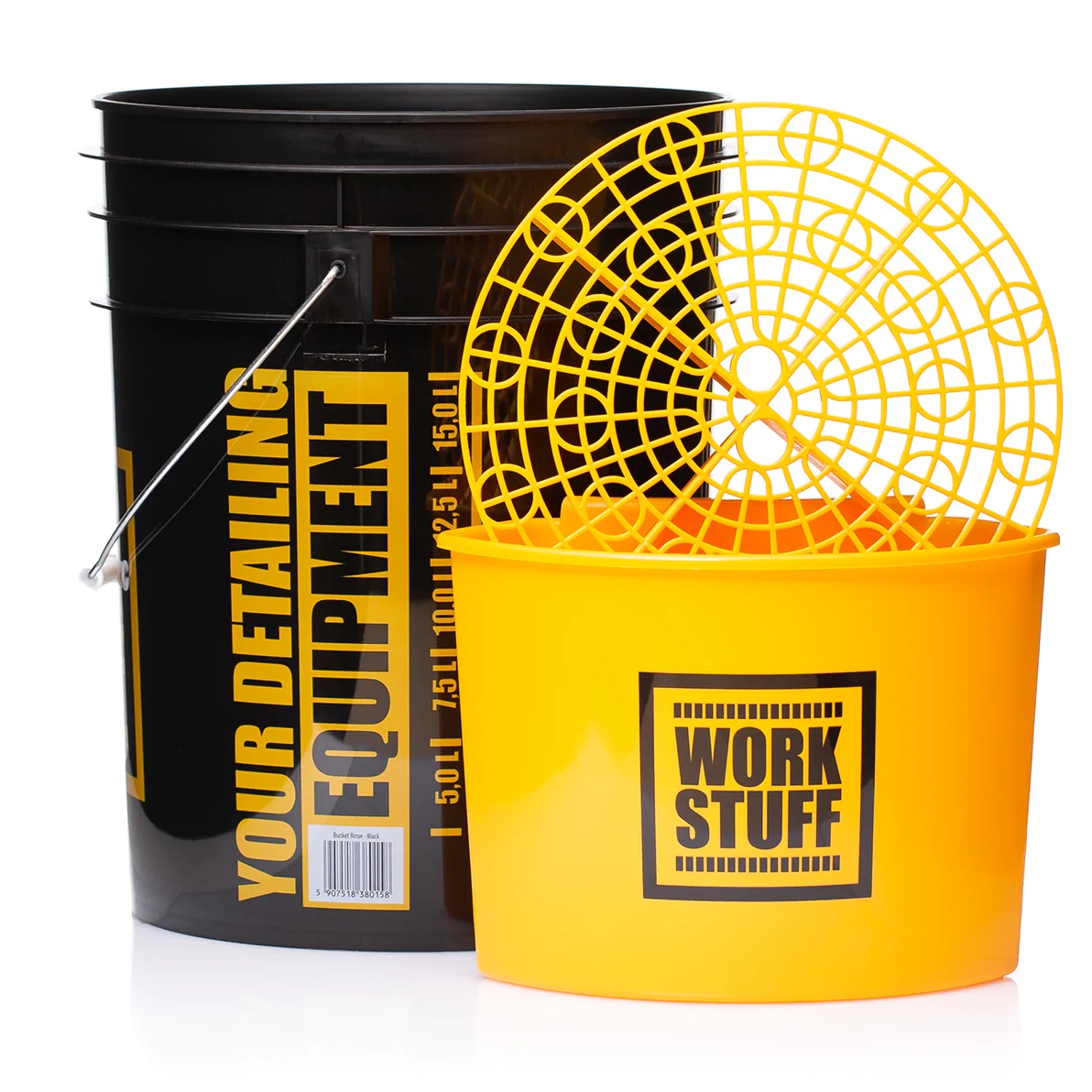 WORK STUFF Detailing Bucket RINSE Wiadro + separator do mycia auta Hanger Producent Work Stuff