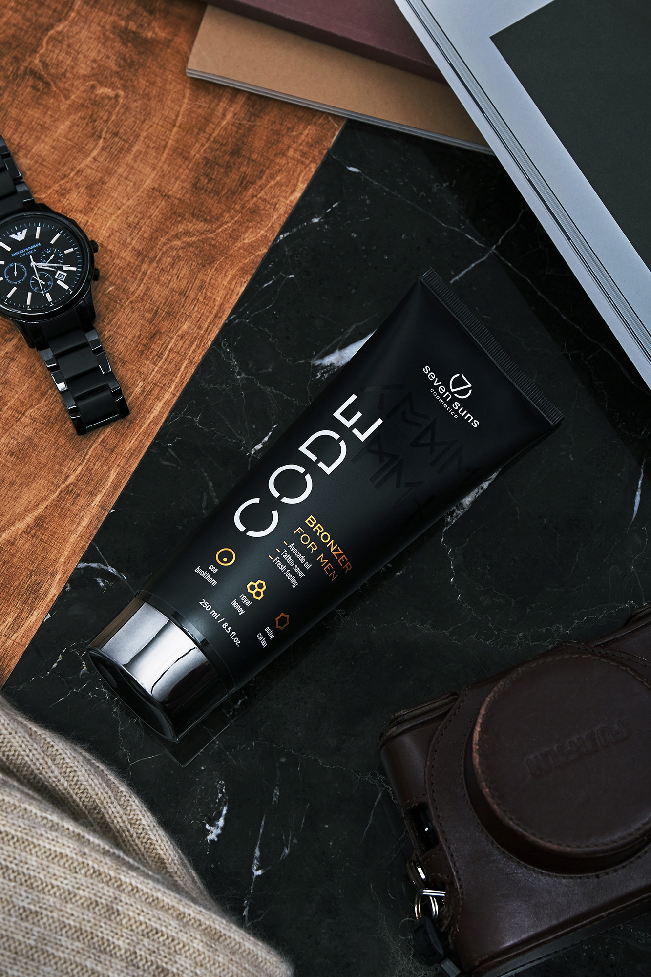 7suns CODE Bronzer 250 ml + GRATIS Marka 7suns